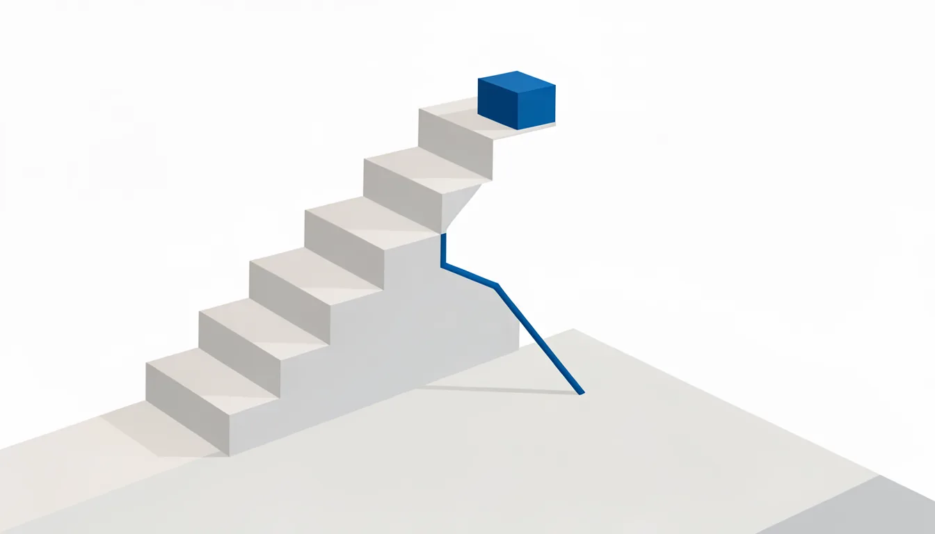Illustration: When the Rung Above Is Full: Promotion Timing